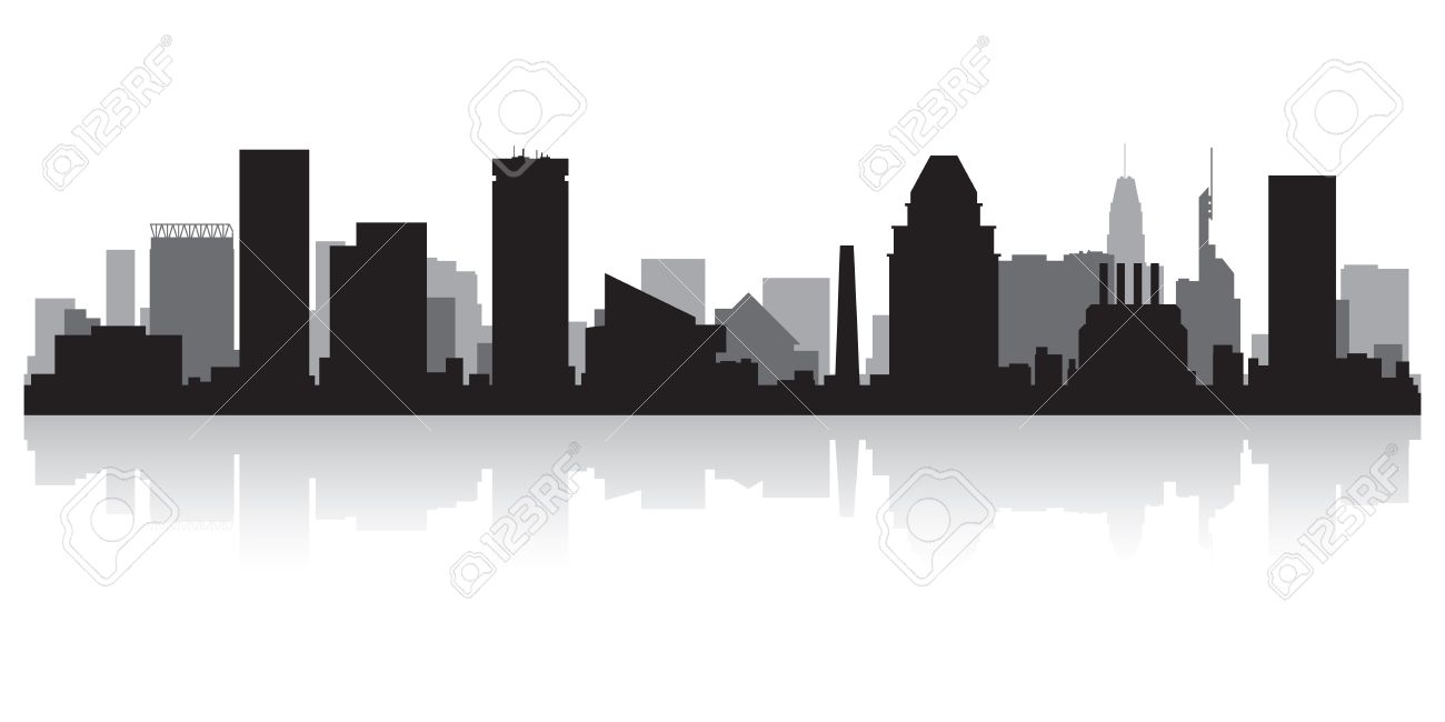 City Skyline Silhouette Vector Free 1300x650 City Skyline Silhouette Vector Free