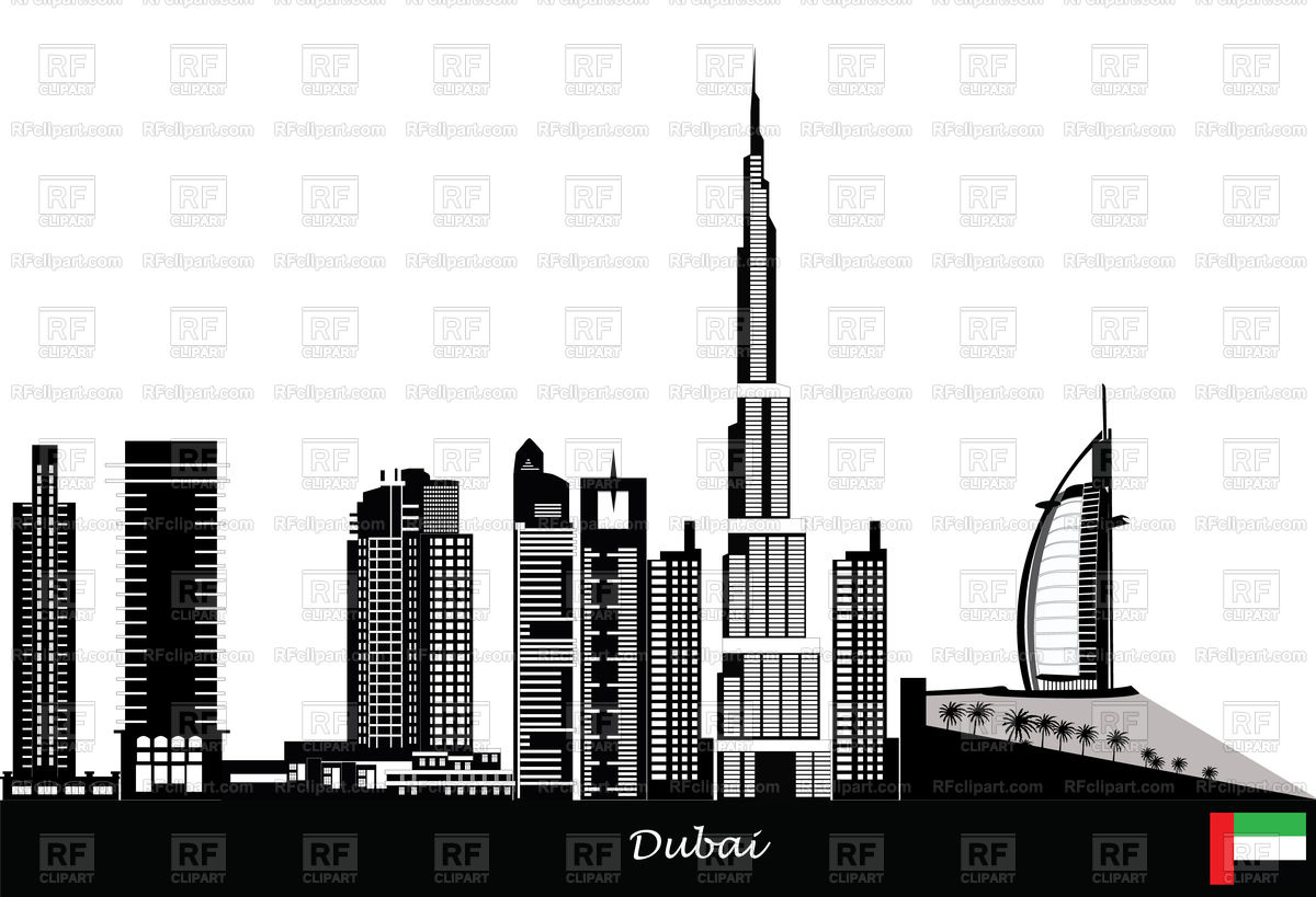 Dubai City Skyline Vector Image Of Travel Compuinfoto 1200x819 Dubai City Skyline Vector Image Of Travel Compuinfoto