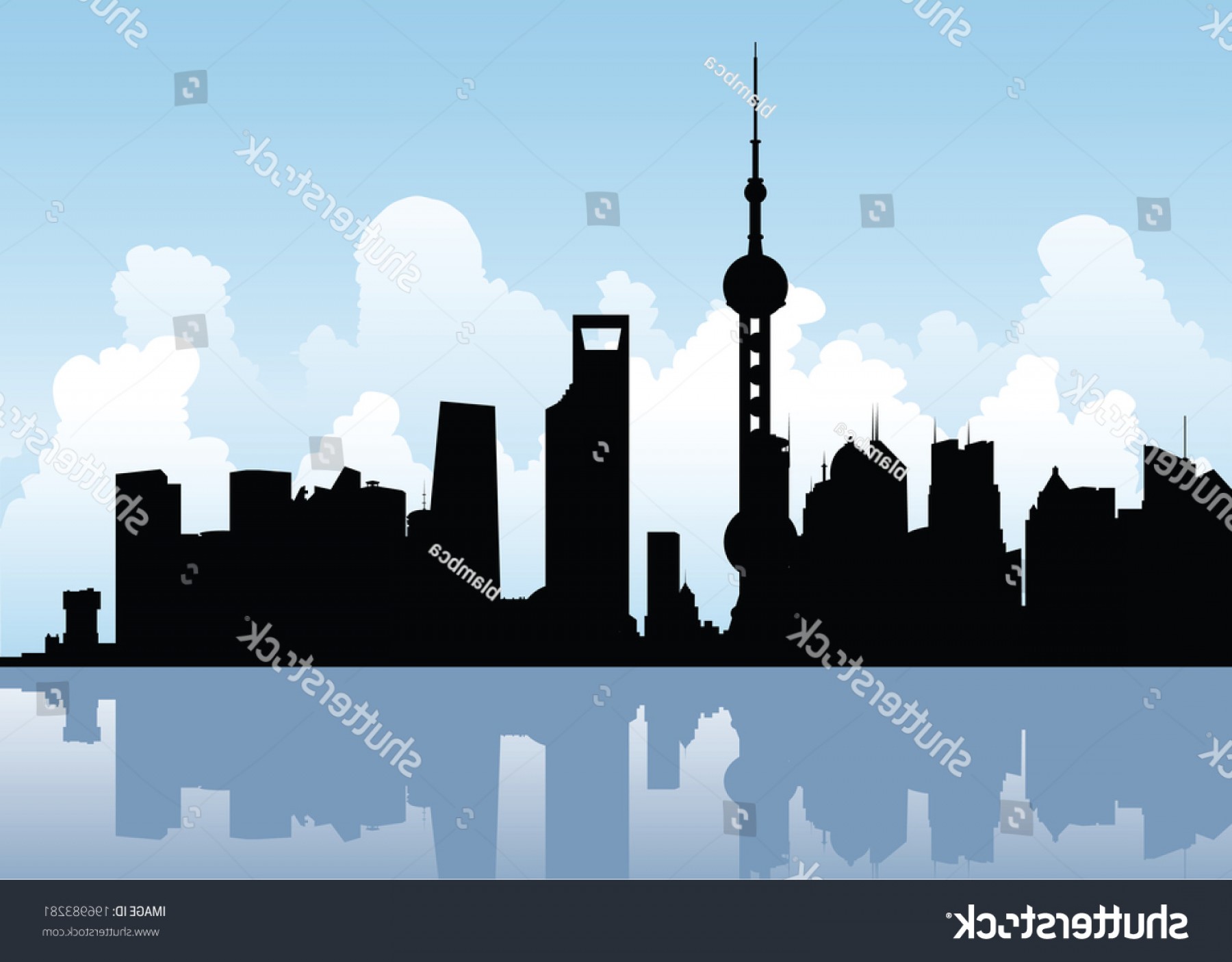 1800x1405 China Skyline Vector Png Catamart