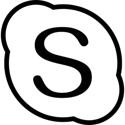 400x400 Free Skype Icon Vector Png