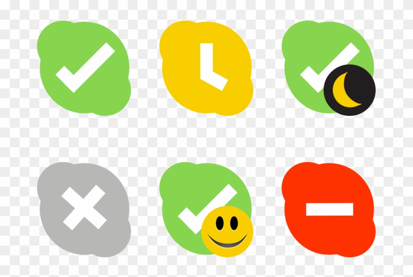 840x564 Skype Status Icons