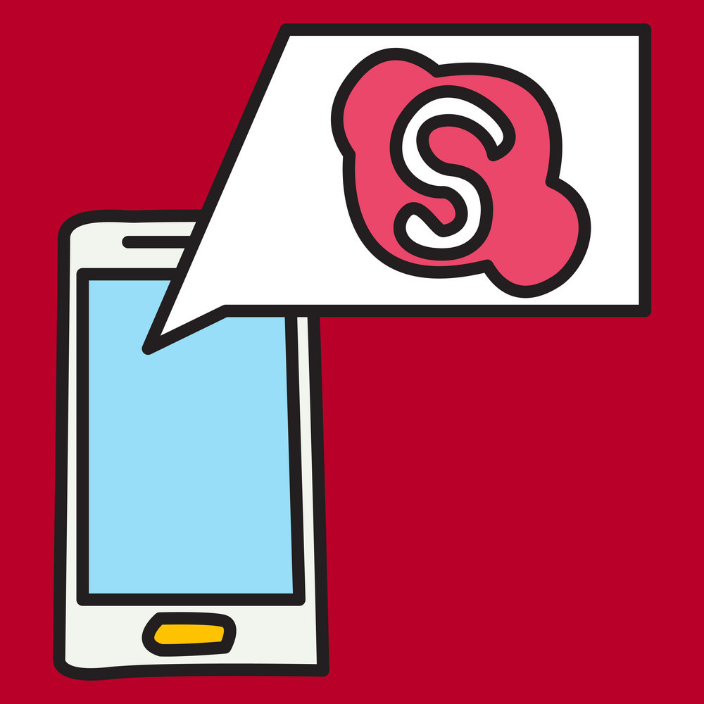 1000x1000 Unusual Look Skype Logo Vector Free Graphics Uihere