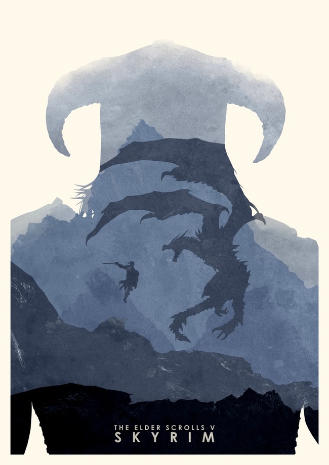 650x920 Skyrim, An Art Print
