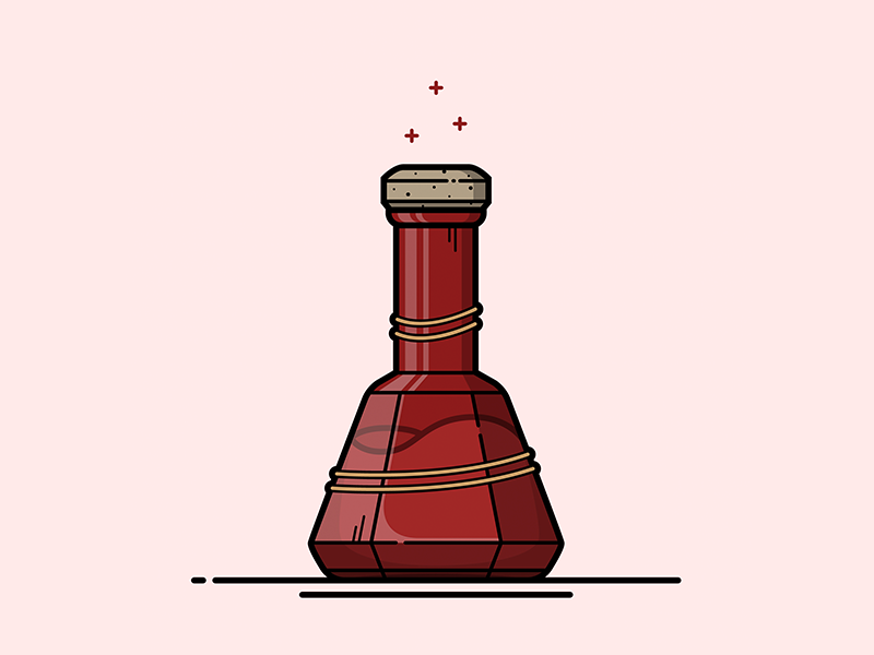 800x600 Skyrim Minor Healing Potion Illustration