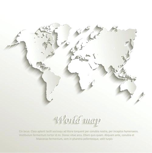 500x503 Paper World Map