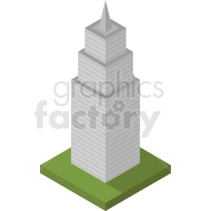 300x300 Isometric Skyscraper Vector Icon Clipart Royalty Free Gif