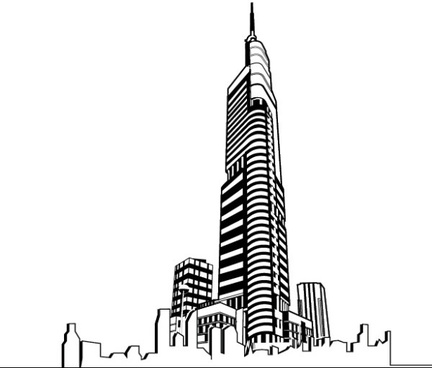 432x368 Free Skyscraper Vector Free Vector Download