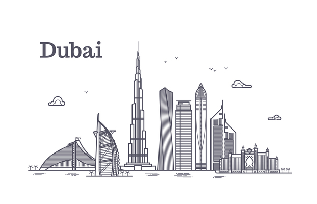 622x400 Page Skyscraper On Curated Vector Illustrations, Stock Royalty