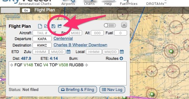 Skyvector 610x321 Skyvector