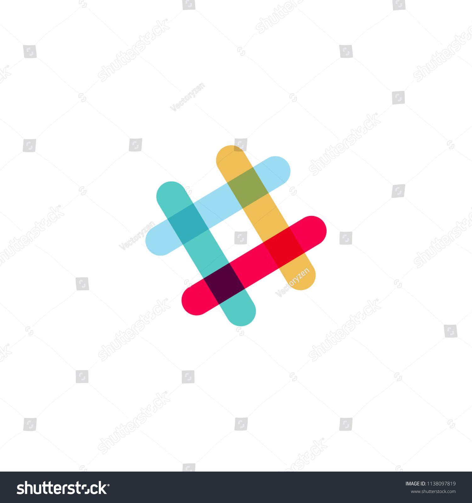 1500x1600 Hashtag Vector Slack Logo For Social Media Slack Vector Hashtag