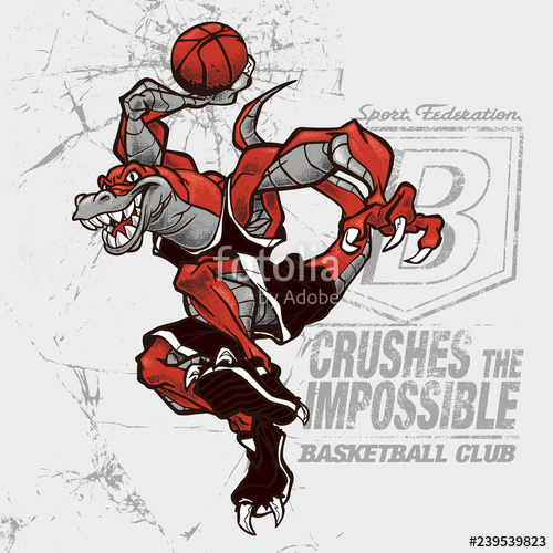 500x500 Crocodile Slam Dunk Stock Image And Royalty Free Vector