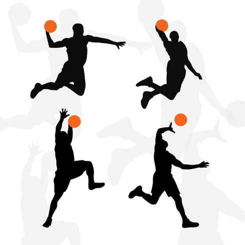 490x490 Silhouette Slam Dunk Pose