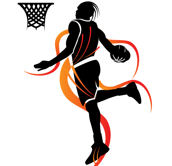 600x580 Slam Dunk Basketball Vector