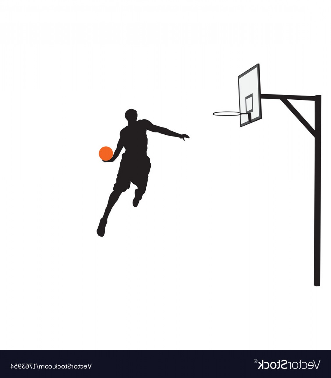 1138x1296 Basketball Player Slam Dunking Vector Handandbeak