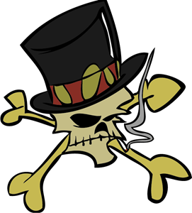 271x300 Slash Skull Logo Vector