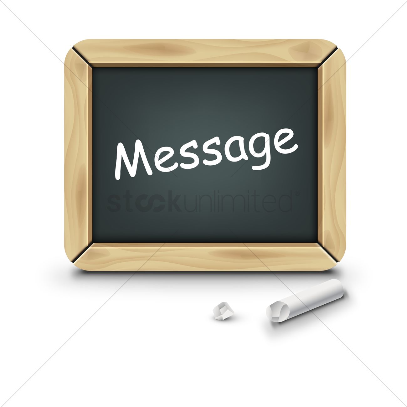1300x1300 Message Slate Vector Image