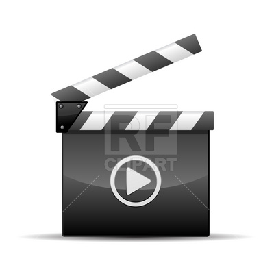 400x400 Player Icon Film Slate Vector Image Of Technology Prague