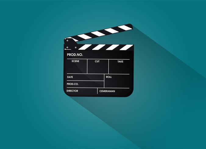 676x490 Slate Of Director Film Illustration Vector