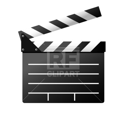 400x400 Film Slate Vector Image Of Objects Prague