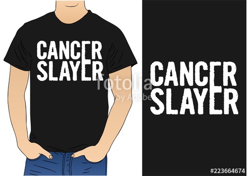 500x355 Cancer Slayer T Shirt Stock Image And Royalty Free Vector