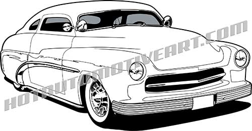 500x261 Mercury Custom Lead Sled Vector Clip Art