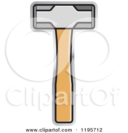 450x470 Clipart Of A Sledge Hammer Tool Icon