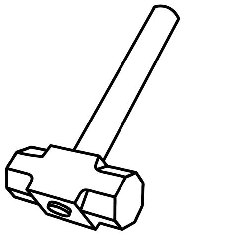 490x490 Sledgehammer Vector
