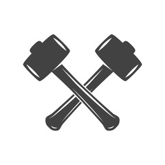 240x240 Sledge Hammer Logo Photos, Royalty Free Images, Graphics, Vectors
