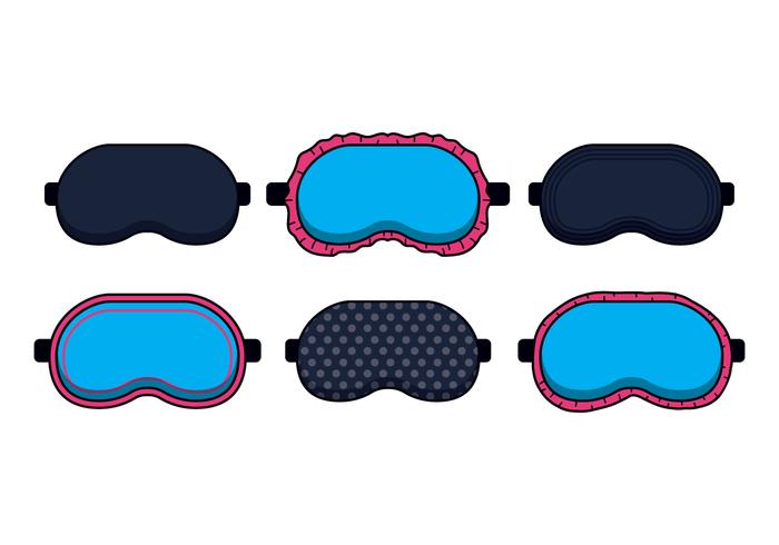 700x490 Blue Sleep Mask Vectors