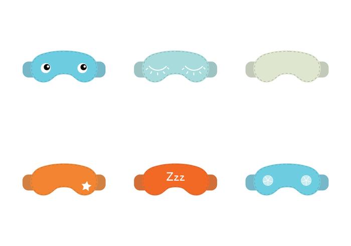 700x490 Free Sleep Mask Vector Illustration Stock Images