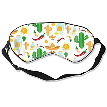 355x355 Homlife Sleep Mask Silk Eye Mask Cute Mexican