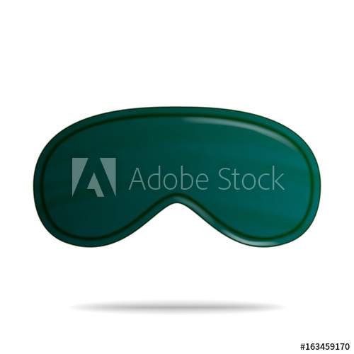 500x500 Sleeping Eye Mask Vector Popular Eye Sleep Mask Icon Illustration