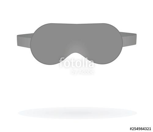 500x430 Sleeping Eye Mask Vector Illustration Stock Image And Royalty