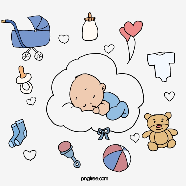 640x640 Sleeping Baby Png, Vector, And Clipart With Transparent