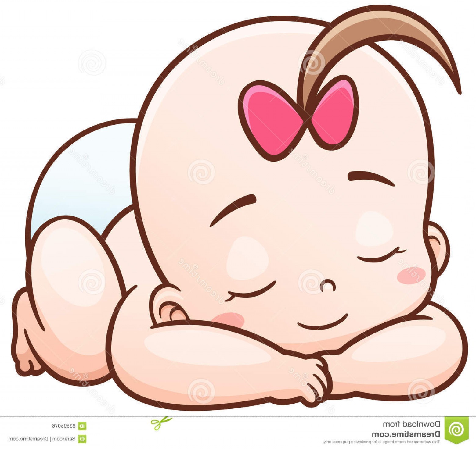 Sleeping Baby Vector at Vectorified.com | Collection of Sleeping Baby ...