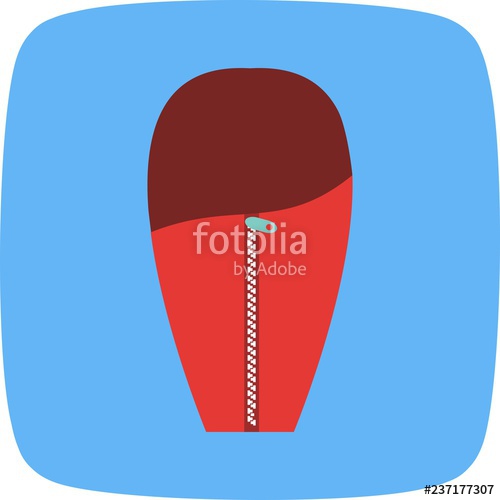 500x500 Sleeping Bag Vector Icon Stock Image And Royalty Free Vector