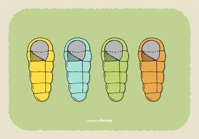 700x490 Sleeping Bag Vectors