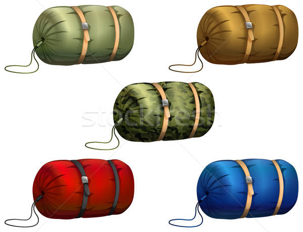 600x459 Sleeping Bag Vector Illustration Daniel Cole