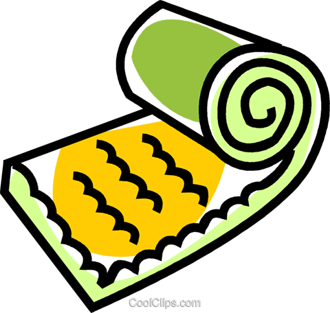 480x456 Sleeping Bag Royalty Free Vector Clip Art Illustration