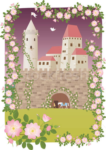 Sleeping Beauty Vector Illustration Lucie Skalova 426x600 Sleeping Beauty Vector Illustration Lucie Skalova