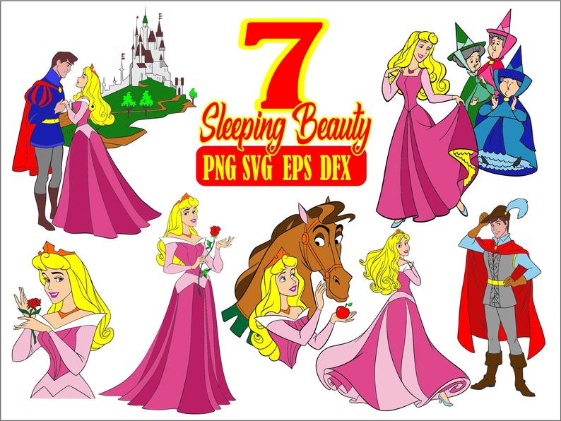 794x596 Sleeping Beauty Sleeping Beauty Vector Sleeping Etsy