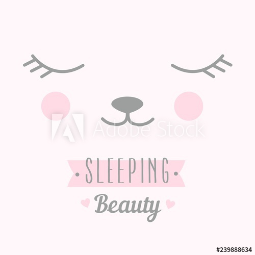 Vector Illustration Of A Kawaii Anime Face With Closed Eyes 500x500 Vector Illustration Of A Kawaii Anime Face With Closed Eyes