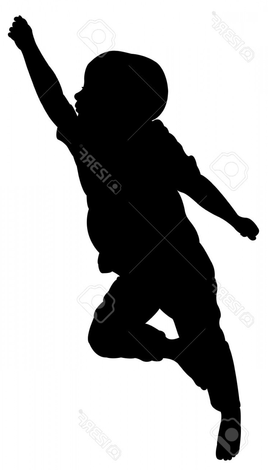 889x1560 Phototwo And A Half Years Old Baby Boy Sleeping Silhouette Vector