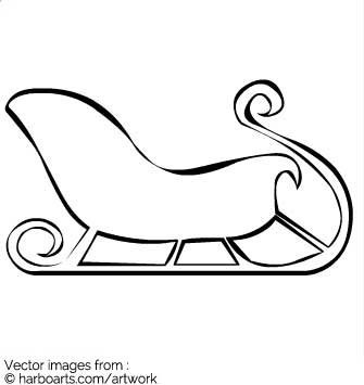 Sleigh Vector At Vectorified.com 