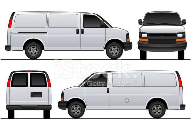 Chev Express Savana Van Sliding Vector Template Stock 641x439 Chev Express Savana Van Sliding Vector Template Stock