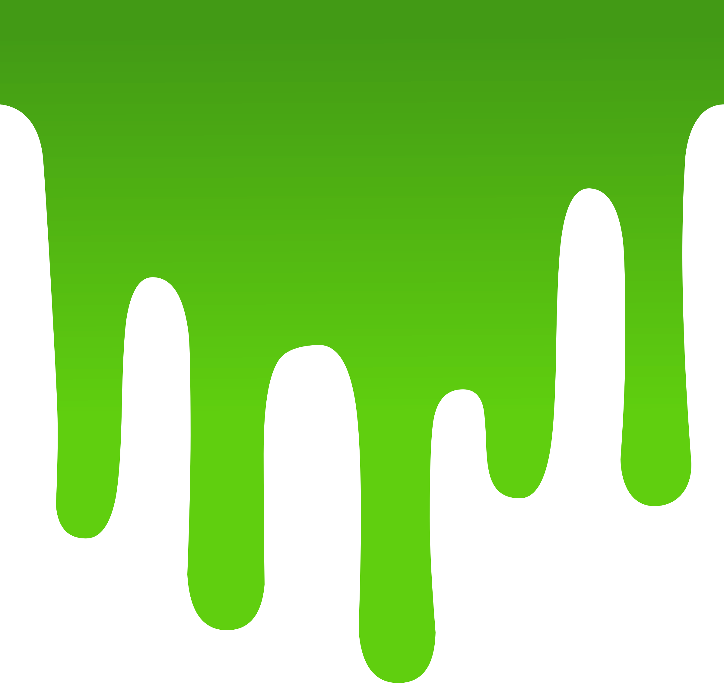 2400x2267 Dripping Slime Vector Clipart Image