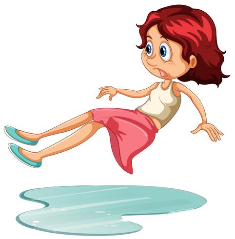 482x490 A Girl Having Accident Slip