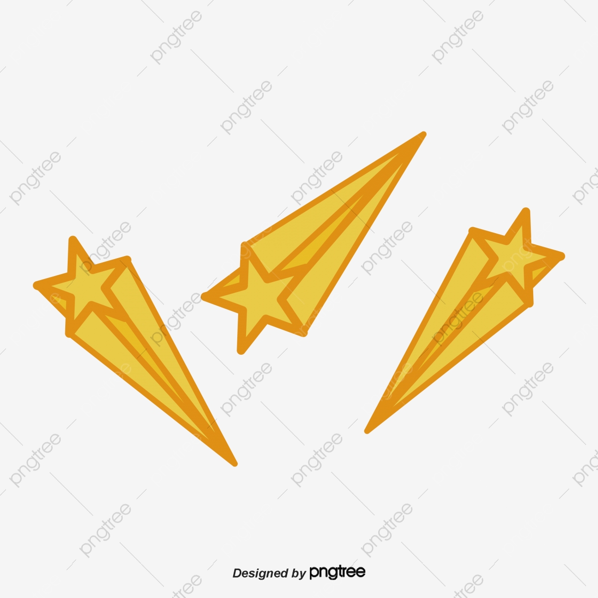 1200x1200 Creative Yellow Star Slip, Five Pointed Star, Creative, Stars Png