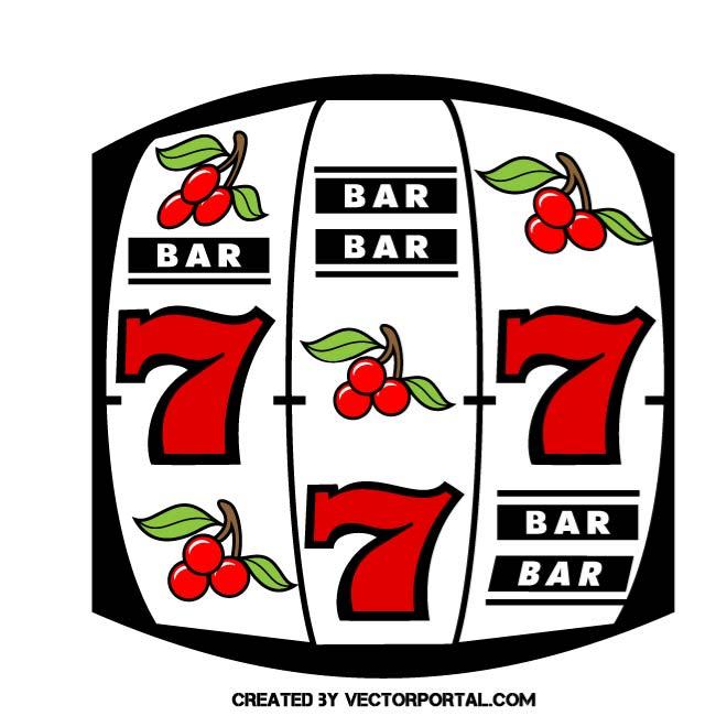 660x660 Slot Machine Vector Graphics