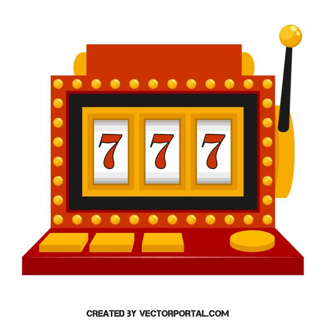 660x660 Slot Machine Vector Image